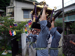天王祭　練歩き写真