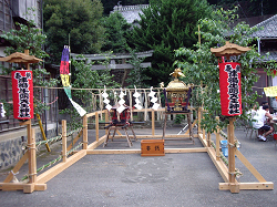 天王祭　神輿写真