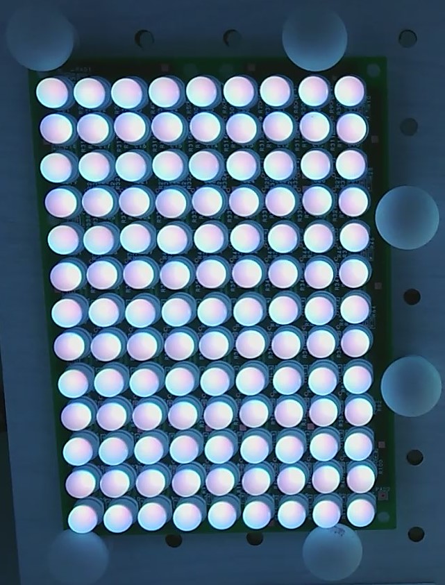 LEDの白点灯