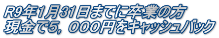 R9$BG/(B1$B7n(B31$BF|$^$G$KB46H$NJ}(B $B8=6b$G#5!$#0#0#01_$r%-%c%C%7%e%P%C%/(B